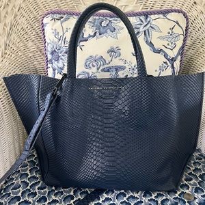 Ampersand As Apostrophe Crocodile Leather Tote/Crossbody